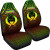 Polynesian Pohnpei Car Seat Covers - Reggae Vintage Polynesian Patterns