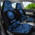 Federated States Of Micronesia Polynesian Car Seat Covers - Pride Blue Version
