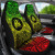 Norfolk Island Car Seat Cover - Norfolk Island Coat Of Arms Polynesian Reggae Style