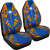 Marshall Islands Car Seat Covers - Marshall Islands Seal Polynesian Tattoo Flag