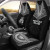 Norfolk Island Car Seat Cover - Norfolk Island Coat Of Arms Polynesian Chief Tattoo Black Version