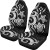 Kosrae Micronesian Car Seat Covers - White Tentacle Turtle