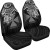 Wallis And Futuna Car Seat Covers - Wallis And Futuna Coat Of Arms White Turtle
