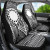 Cook Islands Car Seat Cover - Cook Islands Flag Polynesian Tattoo Black