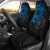 American Samoa Car Seat Covers - American Samoa Seal Blue Turtle Hibiscus