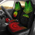 French Polynesian Car Seat Cover - French Polynesian Coat Of Arms Polynesian Chief Tattoo Reggae Version