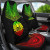 French Polynesian Car Seat Cover - French Polynesian Coat Of Arms Polynesian Chief Tattoo Reggae Version