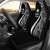 Marshall Islands Car Seat Covers - White Polynesian Tentacle Tribal Pattern