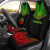 Vanuatu Car Seat Cover - Vanuatu Coat Of Arms Polynesian Chief Tattoo Reggae Version