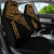 New Caledonia Car Seat Covers - New Caledonia Coat Of Arms Polynesian Gold Curve