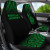 New Caledonia Car Seat Covers - New Caledonia Coat Of Arms Polynesian Tattoo Fog Green