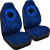 Marshall Islands Car Seat Cover - Marshall Islands Flag Polynesian Tattoo Blue