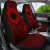 Marshall Islands Car Seat Cover - Marshall Islands Flag Polynesian Tattoo Red