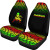 Hawaii Car Seat Covers - Polynesian Warriors Tattoo Fog Reggae