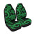 Tahiti Car Seat Covers - Green Tentacle Turtle