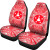 Austral Islands Car Seat Cover - Austral Islands Coat Of Arms Polynesian Flag Color