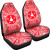 Austral Islands Car Seat Cover - Austral Islands Coat Of Arms Polynesian Flag Color