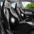 Marshall Islands Polynesian Car Seat Covers Pride Seal And Hibiscus Black
