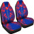 Wallis And Futuna Car Seat Covers - Wallis And Futuna Coat Of Arms Polynesian Tattoo Flag