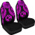 Tonga Polynesian Car Seat Covers Pride Seal And Hibiscus Pink