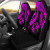 Tonga Polynesian Car Seat Covers Pride Seal And Hibiscus Pink
