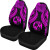 Tonga Polynesian Car Seat Covers Pride Seal And Hibiscus Pink