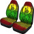 New Caledonia Car Seat Cover - New Caledonia Coat Of Arms Polynesian Tattoo Reggae