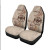 Tonga Car Seat Cover - Hibiscus Flowers Vintage Style