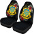Tuvalu Car Seat Covers - Tuvalu Coat of Arms Hibiscus