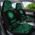 Northern Mariana Islands Polynesian Car Seat Covers - Pride Green Version
