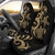 Tonga Polynesian Car Seat Covers - Gold Tentacle Turtle