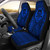 Tuvalu Car Seat Cover - Tuvalu Coat Of Arms Polynesian Tattoo Blue