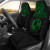 Tonga Car Seat Covers - Tonga Green Coat Of Arms Polynesian Tattoo