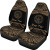 Palau Polynesian Custom Personalised Peisonalised Car Seat Covers - Pride Gold Version