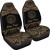 Palau Polynesian Custom Personalised Peisonalised Car Seat Covers - Pride Gold Version