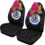 Federated States of Micronesia Car Seat Covers - Polynesian Hibiscus Pattern