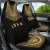 Society Islands Car Seat Cover - Society Islands Flag Polynesian Chief Tattoo Gold Version