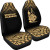 New Caledonia Car Seat Covers - New Caledonia Coat Of Arms Polynesian Tattoo Fog Gold
