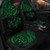 Hawaii Polynesian Car Seat Covers - Green Sea Turtle Hibiscus Plumeria 2