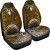 Cook Islands Car Seat Cover - Polynesian Boar Tusk