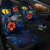 New Caledonia Polynesian Car Seat Covers - Blue Turtle Hibiscus