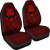 Pohnpei Car Seat Cover - Pohnpei Flag Polynesian Tattoo Red