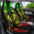 Palau Car Seat Covers - Palau Seal Polynesian Tattoo Reggae