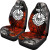 Tahiti Polynesian Personalised Car Seat Covers - Vintage Polynesian Turtle