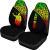 Hawaii Custom Personalised Car Seat Covers - Kamehameha King Polynesian Reggae Curve