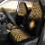 Marshall Islands Car Seat Covers - Marshall Islands Flag Polynesian Tattoo Gold Fog