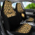 Marshall Islands Car Seat Covers - Marshall Islands Flag Polynesian Tattoo Gold Fog