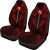 Wallis And Futuna Car Seat Covers - Wallis And Futuna Coat Of Arms Polynesian Tattoo Red