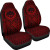 FSM Car Seat Cover - FSM Seal Polynesian Tattoo Red