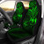 Tonga Car Seat Cover - Green Color Cross Style